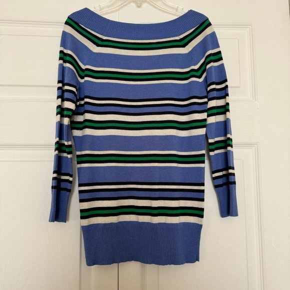Banana Republic Blue with Stripes Sweater Size XS - Picture 2 of 3